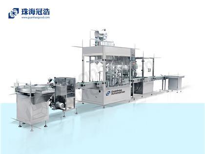 6頭液體灌裝、旋蓋線